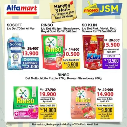 Katalog Promo JSM Alfamart, Promo Alfamart Oktober, Katalog JSM Terbaru, Diskon Terbesar Alfamart, Alfamart Terdekat