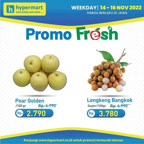 Katalog Promo Hypermart November 2023, , Promo Hypermart, Diskon Weekday Hypermart 14-16 November, Katalog Promo Hypermart Terbaru, Penawaran Spesial Hypermart 2023, Harga Hemat Hypermart, 14-16 November, Diskon Besar Hypermart, Belanja Murah, Hypermart Weekday, Potongan Harga, Hypermart, Info Promo Hypermart November, Kupon Diskon Hypermart, November 2023