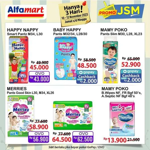 Promo JSM Alfamart November 2023, Katalog Terbaru 10-12 November, Diskon Menarik, Belanja Hemat 3 Hari Terakhir, Potongan Harga Produk Bersih-Bersih, Promo Makanan dan Minuman, Penawaran Spesial JSM 10-12 November, Harga Promo Personal Care, Belanja Online Alfamart Terbaru, Diskon OVO dan Gopay Alfamart 2023, Katalog Promo JSM Alfamart, Alfamart November 2023