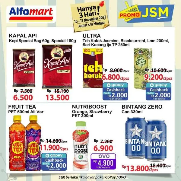 Promo JSM Alfamart November 2023, Katalog Terbaru 10-12 November, Diskon Menarik, Belanja Hemat 3 Hari Terakhir, Potongan Harga Produk Bersih-Bersih, Promo Makanan dan Minuman, Penawaran Spesial JSM 10-12 November, Harga Promo Personal Care, Belanja Online Alfamart Terbaru, Diskon OVO dan Gopay Alfamart 2023, Katalog Promo JSM Alfamart, Alfamart November 2023