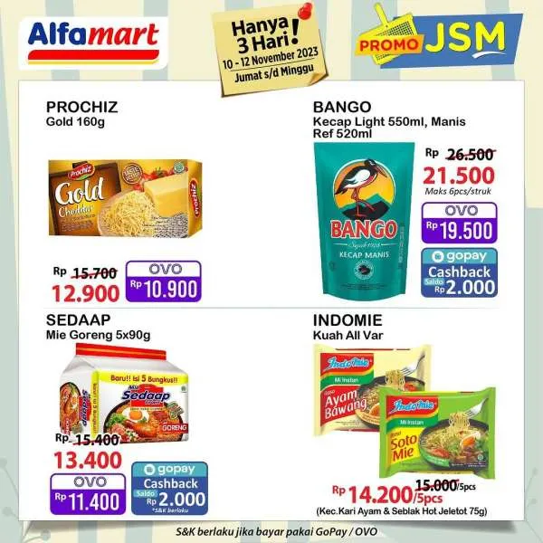 Promo JSM Alfamart November 2023, Katalog Terbaru 10-12 November, Diskon Menarik, Belanja Hemat 3 Hari Terakhir, Potongan Harga Produk Bersih-Bersih, Promo Makanan dan Minuman, Penawaran Spesial JSM 10-12 November, Harga Promo Personal Care, Belanja Online Alfamart Terbaru, Diskon OVO dan Gopay Alfamart 2023, Katalog Promo JSM Alfamart, Alfamart November 2023