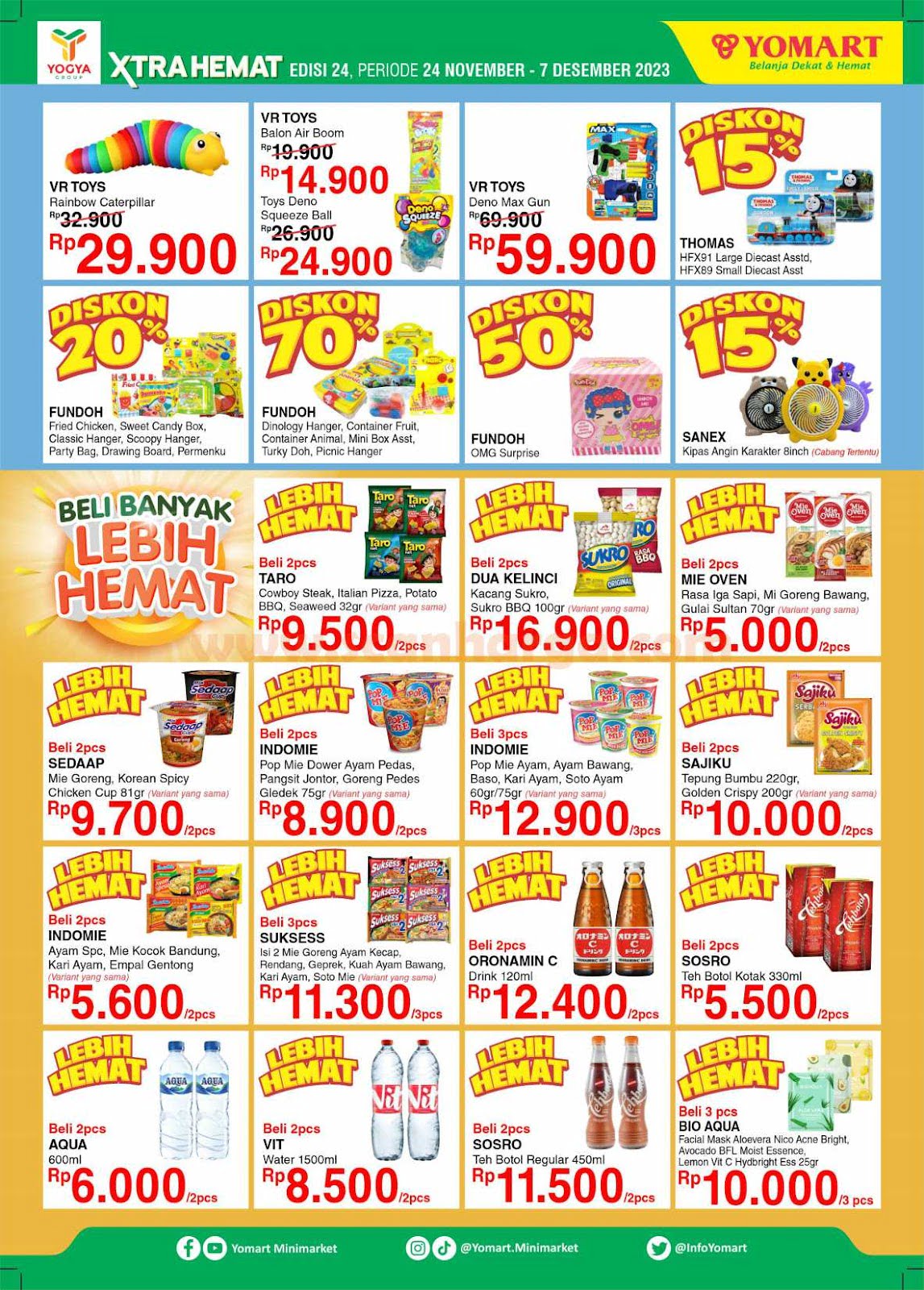 Katalog Yomart, Diskon Yomart, Promo Yomart, Promo Toserba Yogya Group, Katalog Promo Yomart