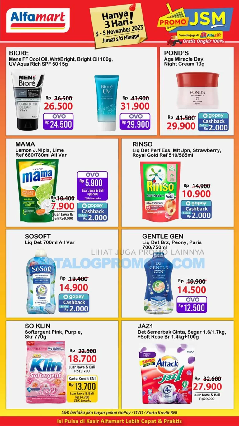 Promo JSM Alfamart Terbaru, Tawaran Spesial, November 2023, Diskon Besar Alfamart, Belanja Hemat di Alfamart, Katalog Promo JSM Alfamart, Alfamart November 2023, Penawaran Menarik Alfamart, Promo Akhir Pekan Alfamart, Update Promo Terbaru Alfamart, Katalog Promo JSM ALfamart November 2023