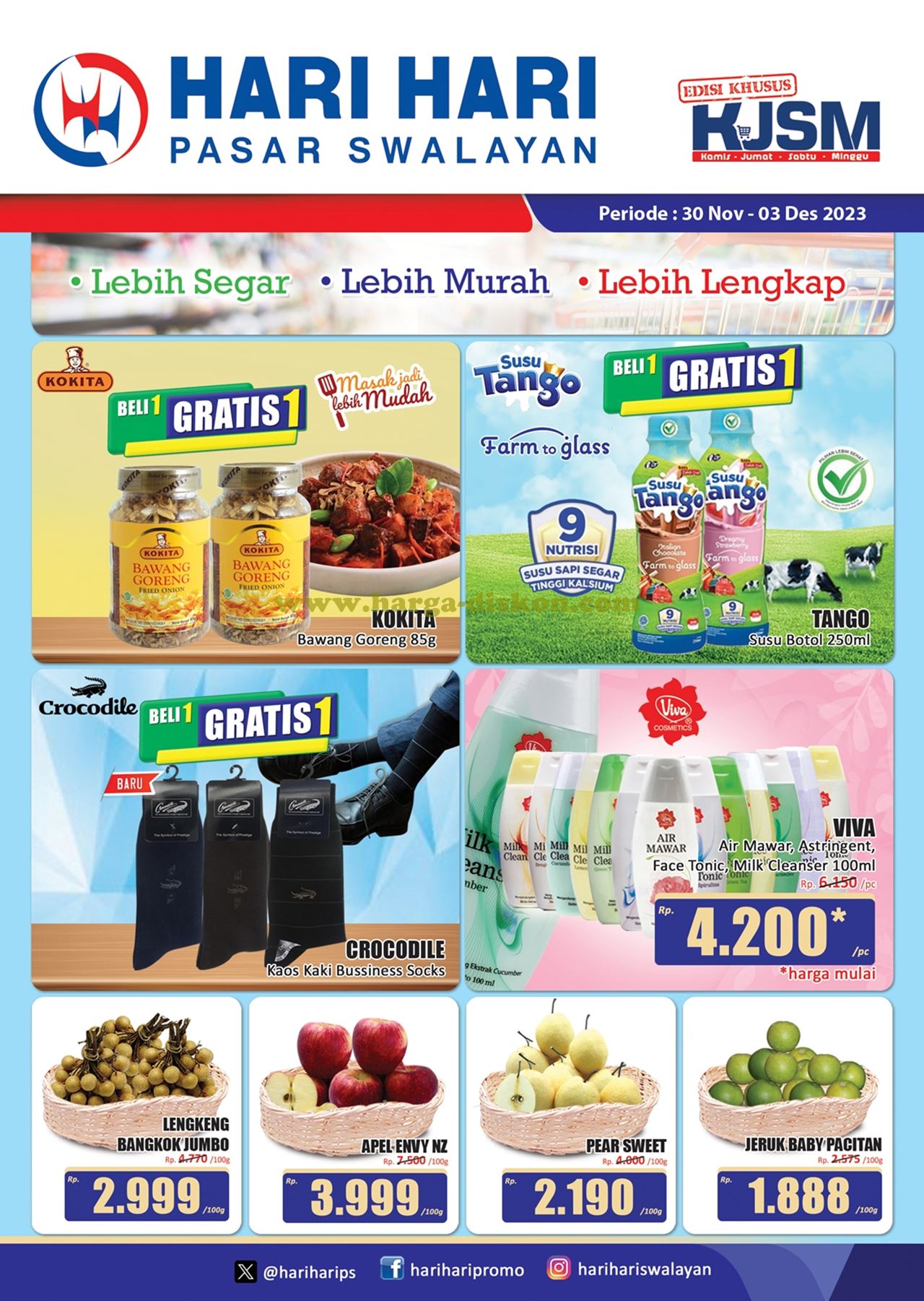 Katalog Hari Hari Swalayan, Promo Hari Hari Swalayan, Promo JSM, Promo Akhir Pekan, Weekend Promo, Katalog Promo, Hari-Hari Swalayan, Diskon Hari Hari Swalayan, Jumat Sabtu Minggu