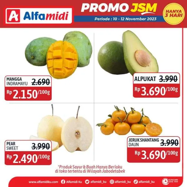 Promo JSM Alfamidi November 2023, Katalog Terbaru 10-12 November, Diskon Lebih Hemat, Belanja 3 Hari Promo, Potongan Harga Produk, Penawaran Spesial JSM 10-12 November, Promo Makanan dan Minuman, Harga Promo Produk Bersih-Bersih, Belanja Online Alfamidi Terbaru, Diskon OVO dan Kartu Debit Alfamidi 2023, Katalog Promo JSM Alfamidi, Promo Alfamidi November 2023