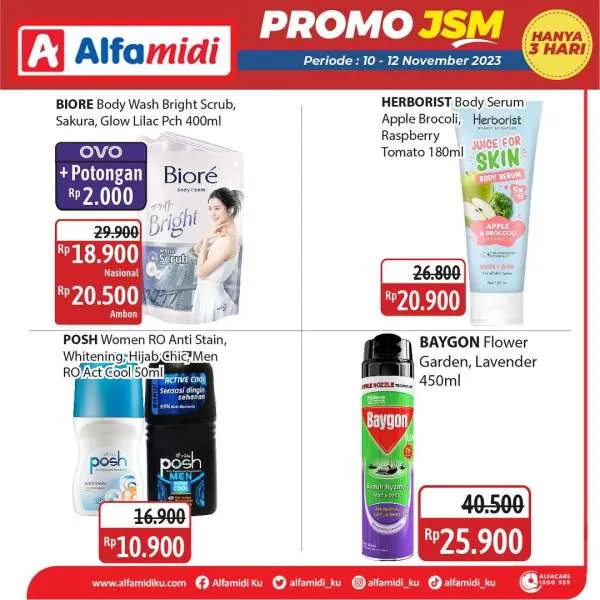 Promo JSM Alfamidi November 2023, Katalog Terbaru 10-12 November, Diskon Lebih Hemat, Belanja 3 Hari Promo, Potongan Harga Produk, Penawaran Spesial JSM 10-12 November, Promo Makanan dan Minuman, Harga Promo Produk Bersih-Bersih, Belanja Online Alfamidi Terbaru, Diskon OVO dan Kartu Debit Alfamidi 2023, Katalog Promo JSM Alfamidi, Promo Alfamidi November 2023