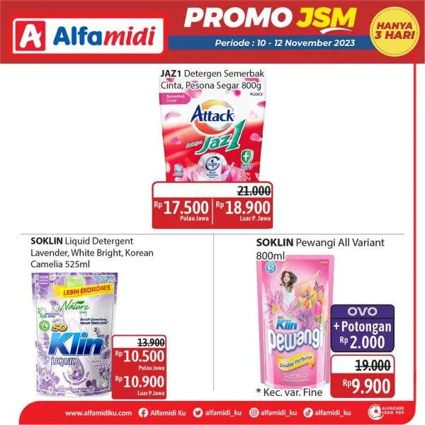 Promo JSM Alfamidi November 2023, Katalog Terbaru 10-12 November, Diskon Lebih Hemat, Belanja 3 Hari Promo, Potongan Harga Produk, Penawaran Spesial JSM 10-12 November, Promo Makanan dan Minuman, Harga Promo Produk Bersih-Bersih, Belanja Online Alfamidi Terbaru, Diskon OVO dan Kartu Debit Alfamidi 2023, Katalog Promo JSM Alfamidi, Promo Alfamidi November 2023