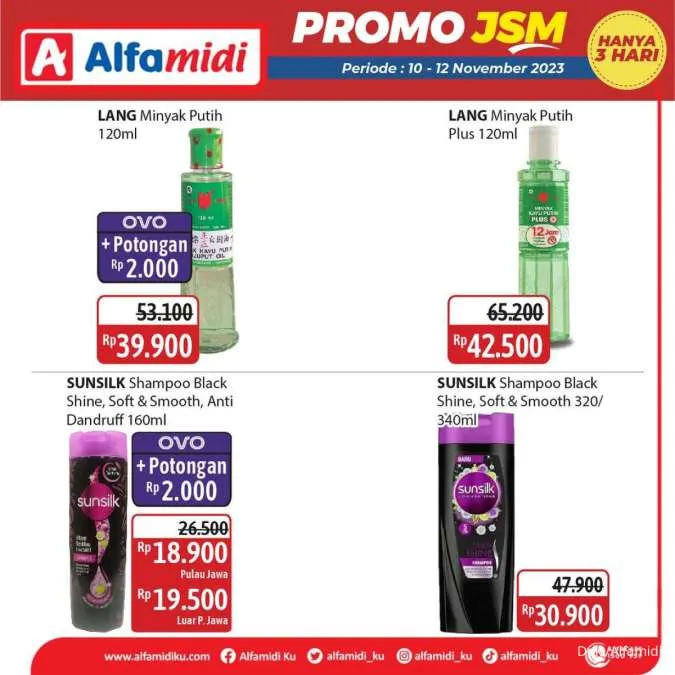 Promo JSM Alfamidi November 2023, Katalog Terbaru 10-12 November, Diskon Lebih Hemat, Belanja 3 Hari Promo, Potongan Harga Produk, Penawaran Spesial JSM 10-12 November, Promo Makanan dan Minuman, Harga Promo Produk Bersih-Bersih, Belanja Online Alfamidi Terbaru, Diskon OVO dan Kartu Debit Alfamidi 2023, Katalog Promo JSM Alfamidi, Promo Alfamidi November 2023