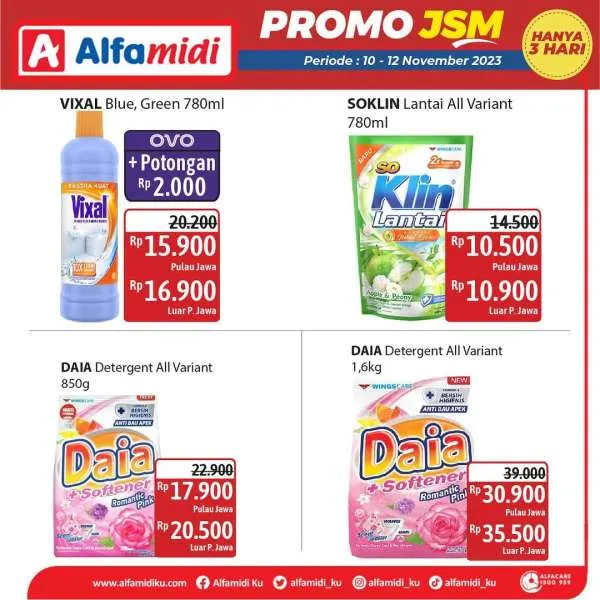 Promo JSM Alfamidi November 2023, Katalog Terbaru 10-12 November, Diskon Lebih Hemat, Belanja 3 Hari Promo, Potongan Harga Produk, Penawaran Spesial JSM 10-12 November, Promo Makanan dan Minuman, Harga Promo Produk Bersih-Bersih, Belanja Online Alfamidi Terbaru, Diskon OVO dan Kartu Debit Alfamidi 2023, Katalog Promo JSM Alfamidi, Promo Alfamidi November 2023