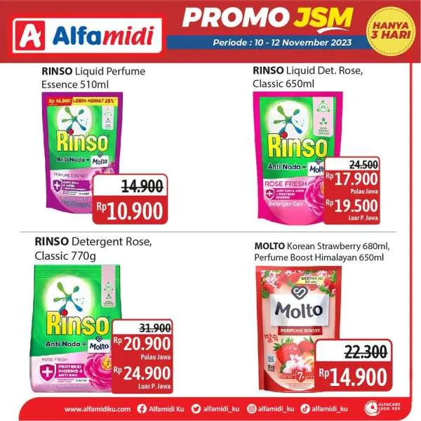 Promo JSM Alfamidi November 2023, Katalog Terbaru 10-12 November, Diskon Lebih Hemat, Belanja 3 Hari Promo, Potongan Harga Produk, Penawaran Spesial JSM 10-12 November, Promo Makanan dan Minuman, Harga Promo Produk Bersih-Bersih, Belanja Online Alfamidi Terbaru, Diskon OVO dan Kartu Debit Alfamidi 2023, Katalog Promo JSM Alfamidi, Promo Alfamidi November 2023