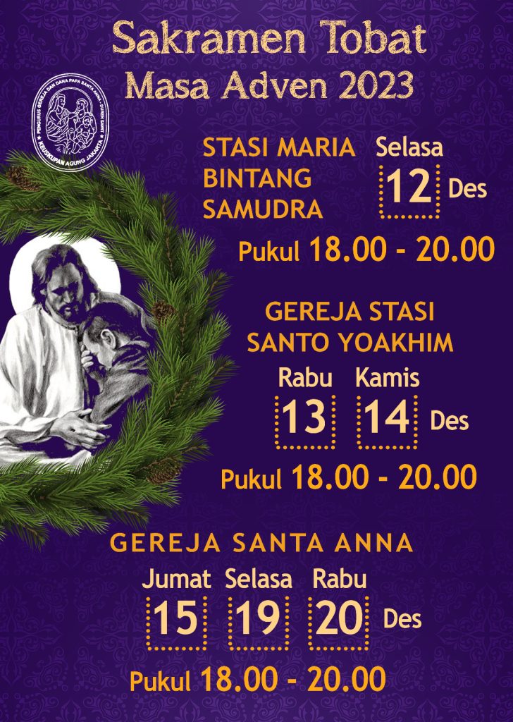 Rilis! Jadwal Misa Natal 2023 Di Seluruh Gereja Katolik Keuskupan Agung ...