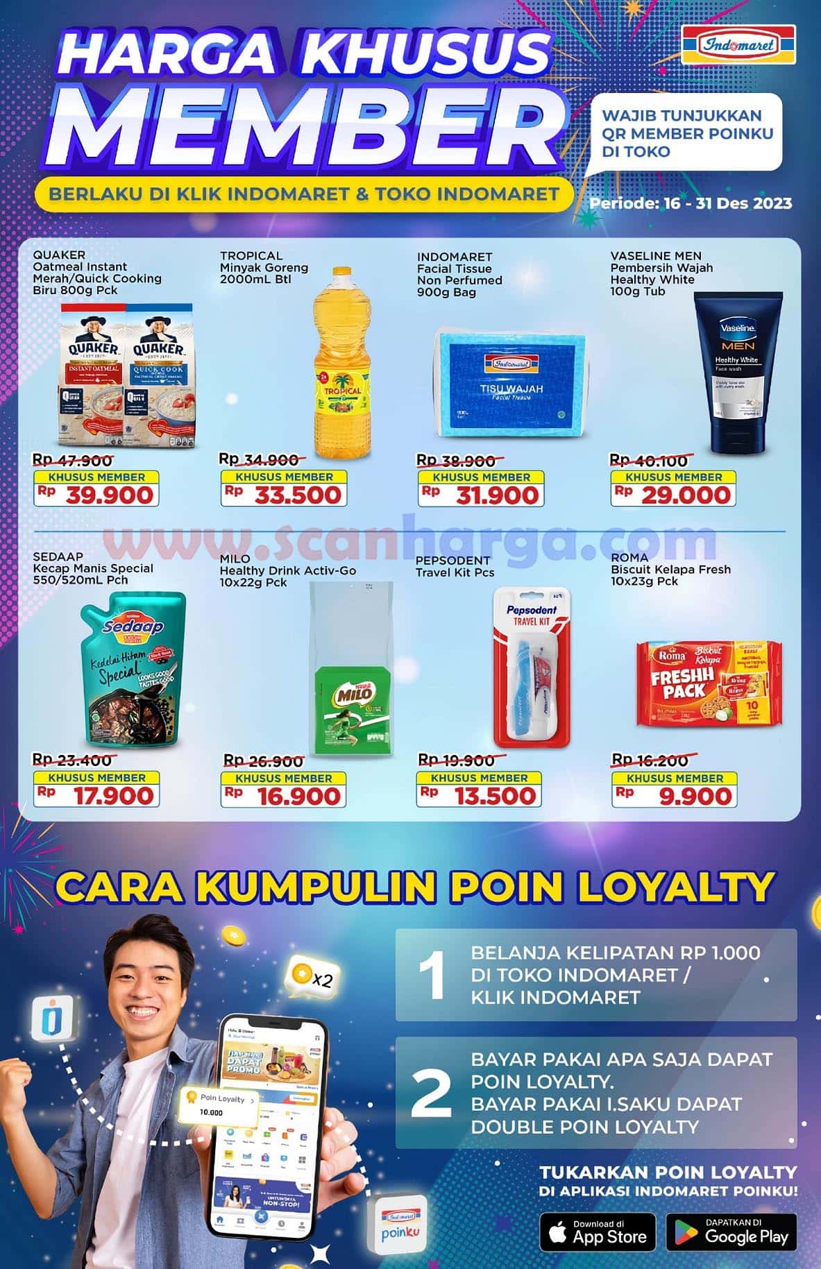 Diskon Indomaret Desember 2023, Promo Terbaru Indomaret 16-31 Desember, Katalog Belanja Indomaret Hemat, Penawaran Spesial Indomaret, Harga Promo Minimarket Indomaret, Hemat Gila di Indomaret, Katalog Mingguan Indomaret Desember, Potongan Harga Produk Indomaret, Belanja Cerdas di Indomaret, Kesempatan Belanja Hemat Indomaret, Promo Indomaret, Promo Desember 2023, Katalog Promo, Katalog Promo Indomaret, Indomaret, Katalog JSM Indomaret, Promo JSM, Katalog Promo Weekday, Promo Weekend, Katalog Promo Akhir Pekan, Promo Akhir Pekan, Promo Indomaret Terbaru