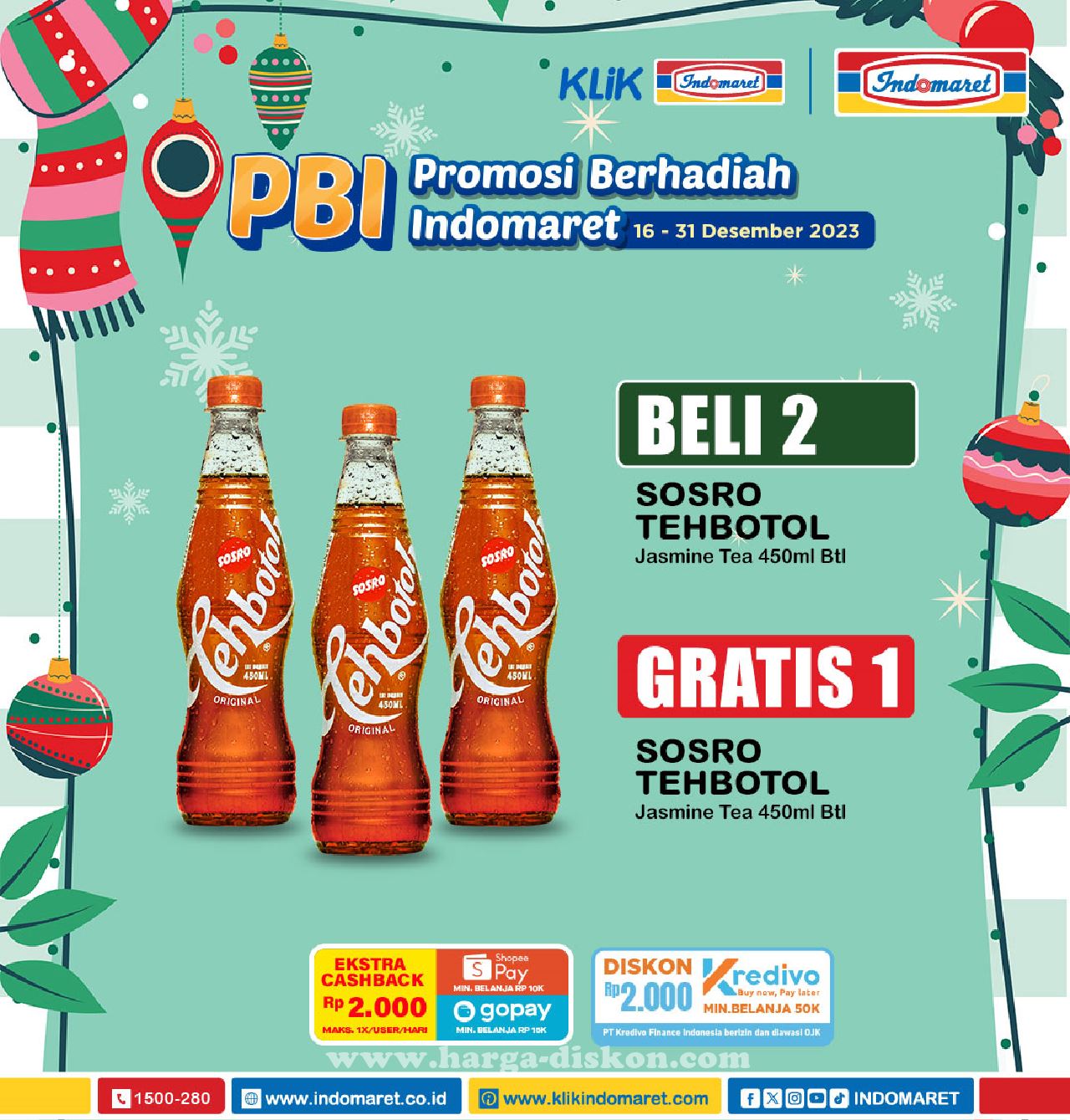 Promo Indomaret, Diskon Indomaret, Katalog Indomaret, Promo Swalayan, Katalog Promo Indomaret, Desember 2023, Promo 16-31 Desember, Diskon Indomaret, Indomaret, Penawaran Spesial, Happytos, Nu Milk Tea, Sosro Fruit Tea, Top Coffee, Garnier Men, Larrist Tissue, Update Promo, Promo Gila, Indomaret Terbaru, Promo Swalayan, Periode Promo, 16-31 Desember, Katalog Terkini, Belanja Hemat, Minggu Ke-3 Desember, Katalog  Promo Terbaru, Katalog Promo Indomaret