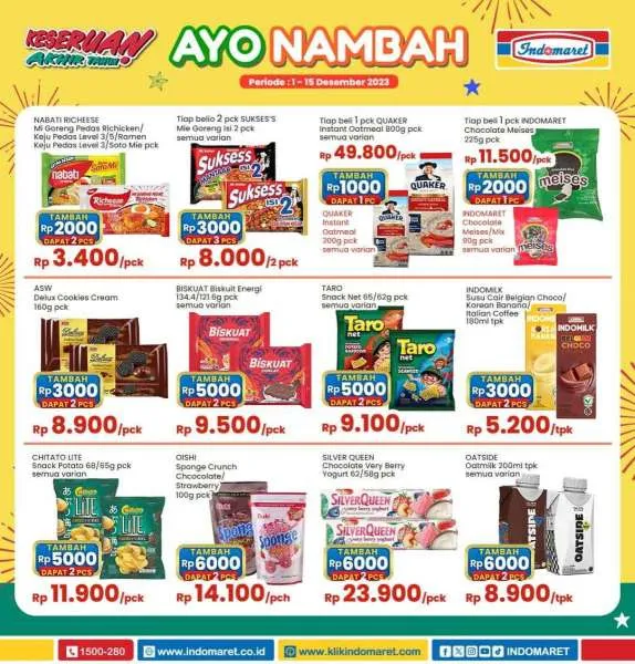 Diskon JSM Indomaret Terbaru, Katalog Promo Hemat Indomaret, Promo Spesial JSM Indomaret Minggu Ini, Promo Indomaret Minggu Ini, Harga Spesial Katalog JSM Desember 2023, Info Diskon JSM Terupdate Indomaret, Belanja Hemat Promo JSM Indomaret Terkini, Serba Hemat Katalog JSM Indomaret, Tawaran Menarik di Promo JSM Indomaret Hari Ini, Cek Katalog Terbaru JSM Indomaret, Promo Super Hemat JSM Indomaret Minggu Ini, promo indomaret, katalog indomaret, diskon indomaret, promo jsm indomaret, katalog promo indomaret terbaru, promo indomaret akhir pekan, katalog promo indomaret terbaru, katalog promo indomaret, Promo Indomaret Desember 2023, Diskon Super Hemat, 1-15 Desember, Katalog Terbaru Indomaret, Penawaran Spesial, Harga Hemat Produk, Update Promo Super Hemat, Belanja Murah di Indomaret Desember, Potongan Harga 1-15 Desember, Promo Minggu Ini Indomaret, Daftar Produk Diskon Indomaret