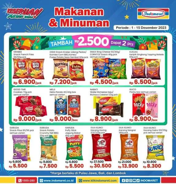 Diskon JSM Indomaret Terbaru, Katalog Promo Hemat Indomaret, Promo Spesial JSM Indomaret Minggu Ini, Promo Indomaret Minggu Ini, Harga Spesial Katalog JSM Desember 2023, Info Diskon JSM Terupdate Indomaret, Belanja Hemat Promo JSM Indomaret Terkini, Serba Hemat Katalog JSM Indomaret, Tawaran Menarik di Promo JSM Indomaret Hari Ini, Cek Katalog Terbaru JSM Indomaret, Promo Super Hemat JSM Indomaret Minggu Ini, promo indomaret, katalog indomaret, diskon indomaret, promo jsm indomaret, katalog promo indomaret terbaru, promo indomaret akhir pekan, katalog promo indomaret terbaru, katalog promo indomaret, Promo Indomaret Desember 2023, Diskon Super Hemat, 1-15 Desember, Katalog Terbaru Indomaret, Penawaran Spesial, Harga Hemat Produk, Update Promo Super Hemat, Belanja Murah di Indomaret Desember, Potongan Harga 1-15 Desember, Promo Minggu Ini Indomaret, Daftar Produk Diskon Indomaret