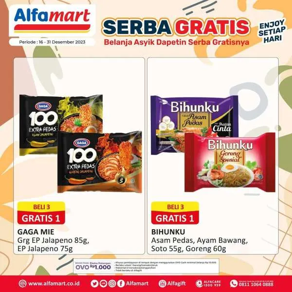 Alfamart Promo Gratis, Beli 1 Gratis 1, Serba Gratis Alfamart, Detergent dan Sarden Kaleng Promo, Diskon Alfamart Terbaru, Promo Terbatas Desember, Hemat Belanja Moms, Kesempatan Belanja Gila, Serba Serbi Gratis, Alfamart Promo Terkini, Promo alfamart, promo alfamart weekday, katalog promo alfamart, promo alfamart hari ini, promo weekend alfamart, promo alfamart weekend, beli 1 gratis 1 promo alfamart terbaru, promo alfamart serba gratis, harga promo alfamart