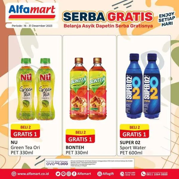 Alfamart Promo Gratis, Beli 1 Gratis 1, Serba Gratis Alfamart, Detergent dan Sarden Kaleng Promo, Diskon Alfamart Terbaru, Promo Terbatas Desember, Hemat Belanja Moms, Kesempatan Belanja Gila, Serba Serbi Gratis, Alfamart Promo Terkini, Promo alfamart, promo alfamart weekday, katalog promo alfamart, promo alfamart hari ini, promo weekend alfamart, promo alfamart weekend, beli 1 gratis 1 promo alfamart terbaru, promo alfamart serba gratis, harga promo alfamart