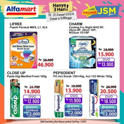 Promo ALFAMART, Promo JSM Alfamart, Promo Akhir Pekan, Weekend Promo Alfamart, Diskon Alfamart, Katalog Promo JSM, Promo Gantung Alfamart, Potongan Harga, Bonus Pembelian, Gratis Barang, Promo Terbaru, Hemat Belanja, Penawaran Spesial, Promo Januari 2024, Belanja Istimewa, Promo Produk Alfamart, Keuntungan Belanja, Momen Berbelanja, Promo Minggu Ini, Gajian Istimewa