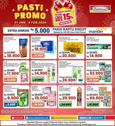 Belanja Hemat di Indomaret, Diskon Barang Terlaris, Diskon Besar Indomaret, diskon indomaret, harga spesial Indomaret, Indomaret, Info Diskon 1-15 Februari 2024, Katalog Belanja Minggu Ini, Katalog Indomaret, katalog promo indomaret terbaru, Katalog Super Hemat, Potongan Harga Pekan Ini, Promo Indomaret, promo indomaret akhir pekan, promo indomaret februari 2024, Promo Indomaret Terbaru, Promo JSM Indomaret, Promo Minimarket Terbaru