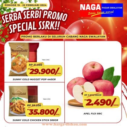 Promo Naga Swalayan, Promo JSM Naga Swalayan, Weekday Promo, Promo Awal Pekan, Katalog Naga Swalayan, Promo NAGA Swalayan, Katalog Promo, Awal Pekan, 19-22 Februari 2024, Diskon, Belanja Hemat, Beli 1 Gratis 1, Produk Pilihan, Promo Spesial, Promo JSM, Promo Naga Terbaru, promo minggu ini