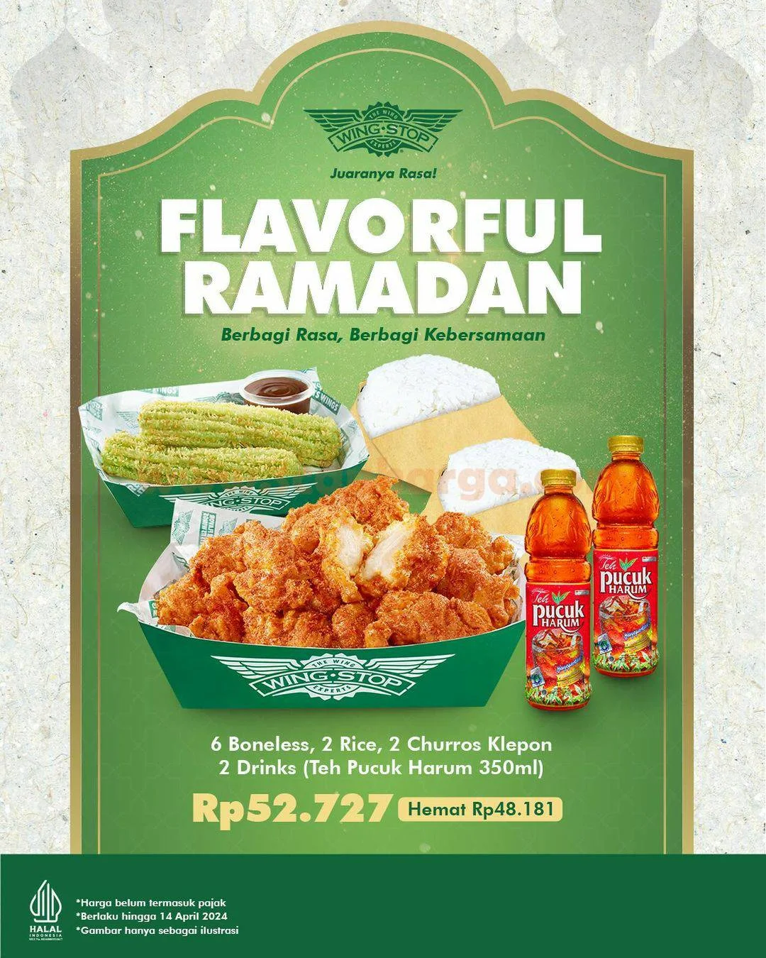 Promo Wingstop Paket Flavorful Ramadan Periode 12 Maret14 April 2024