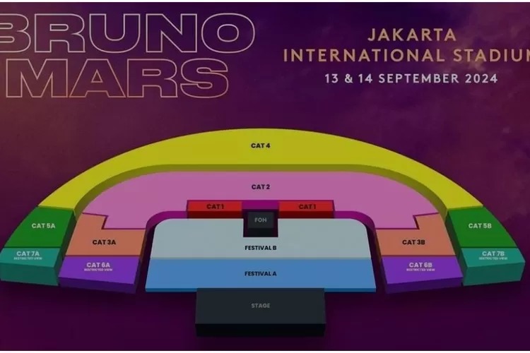 Konser Bruno Mars di Jakarta 2024 Jadwal, Harga Tiket, dan Cara Beli