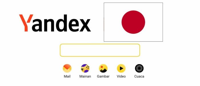 Cara mengunduh Yandex Browser di Jepang