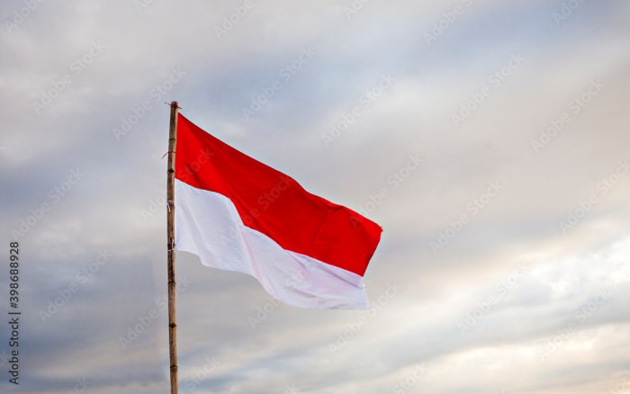 Aturan pemasangan bendera merah putih di kantor