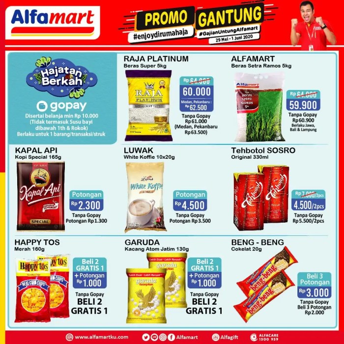 Daftar produk promo JSM Alfamart Agustus 2024