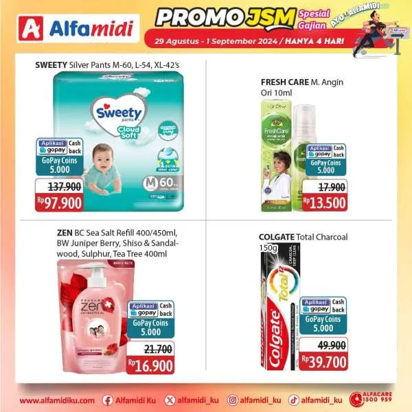 Promo JSM Alfamidi Spesial Gajian Periode 29 Agustus-1 September 2024