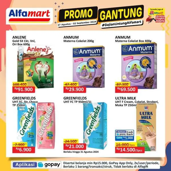 Promo Alfamart Gantung Periode 27 Agustus-2 September 2024