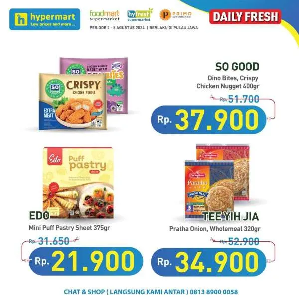 Promo Hypermart Hyper Diskon Weekday Periode 6-8 Agustus 2024