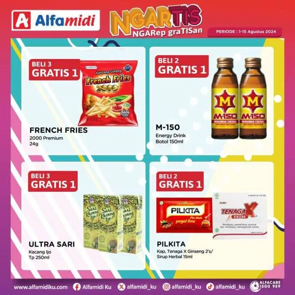 Promo Alfamidi Ngartis (Ngarep Gratisan) Periode 16-31 Januari 2024