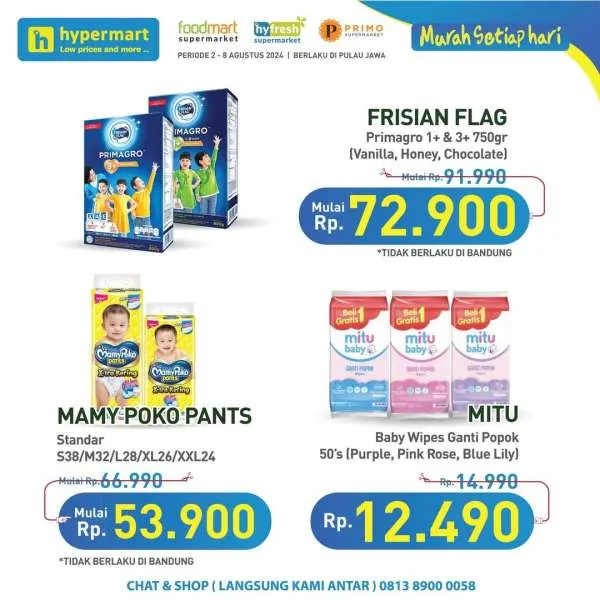 Promo Hypermart Hyper Diskon Weekday Periode 6-8 Agustus 2024