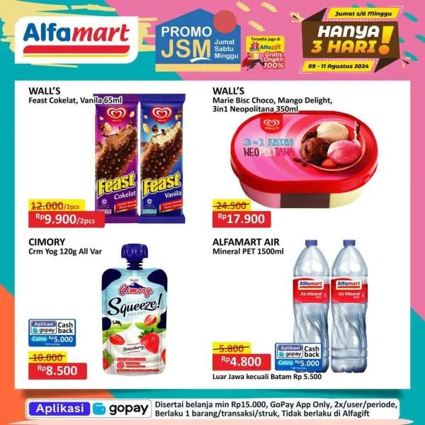 Promo JSM Alfamart Periode 9-11 Agustus 2024