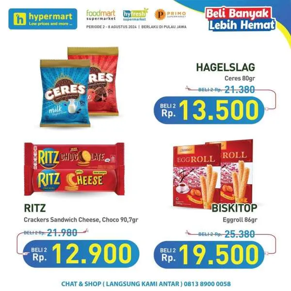 Promo Hypermart Beli Banyak Lebih Hemat Periode 2-8 Agustus 2024