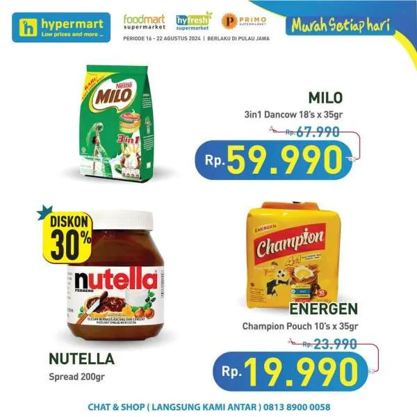 Promo JSM Hypermart Hyper Diskon Weekend Periode 16-19 Agustus 2024