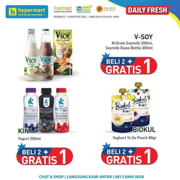 Promo Hypermart Hyper Diskon Weekday Periode 6-8 Agustus 2024