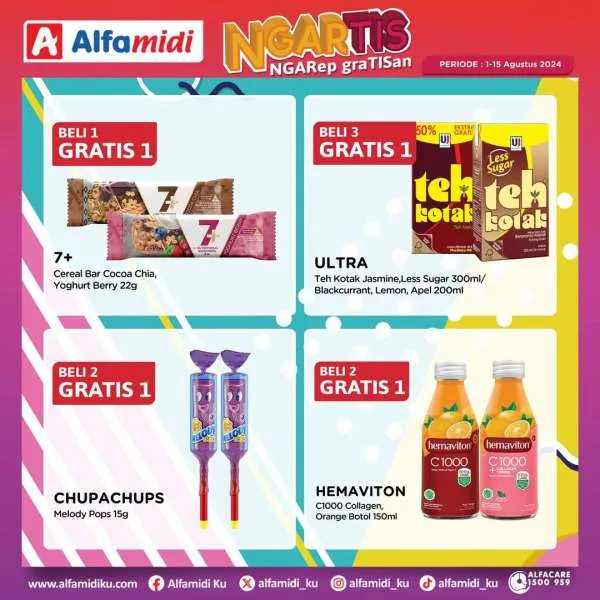 Promo Alfamidi Ngartis (Ngarep Gratisan) Periode 16-31 Januari 2024