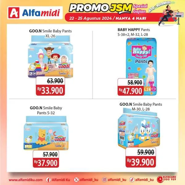 Promo JSM Alfamidi Spesial Gajian Periode 22-25 Agustus 2024