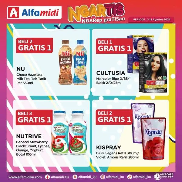 Promo Alfamidi Ngartis (Ngarep Gratisan) Periode 16-31 Januari 2024