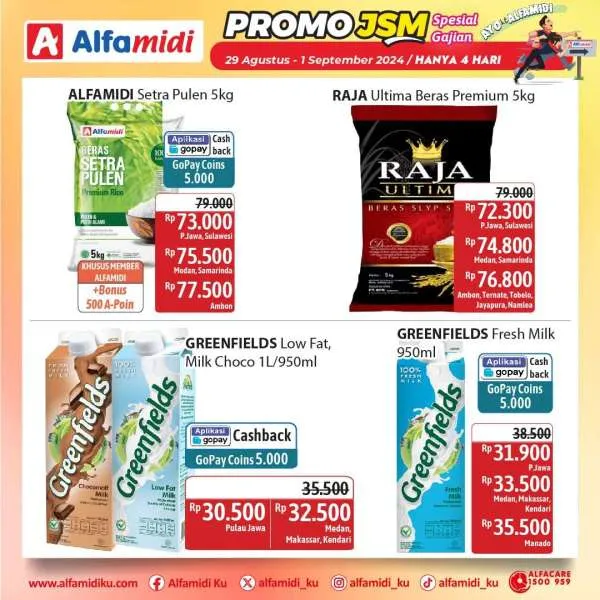 Promo JSM Alfamidi Spesial Gajian Periode 29 Agustus-1 September 2024