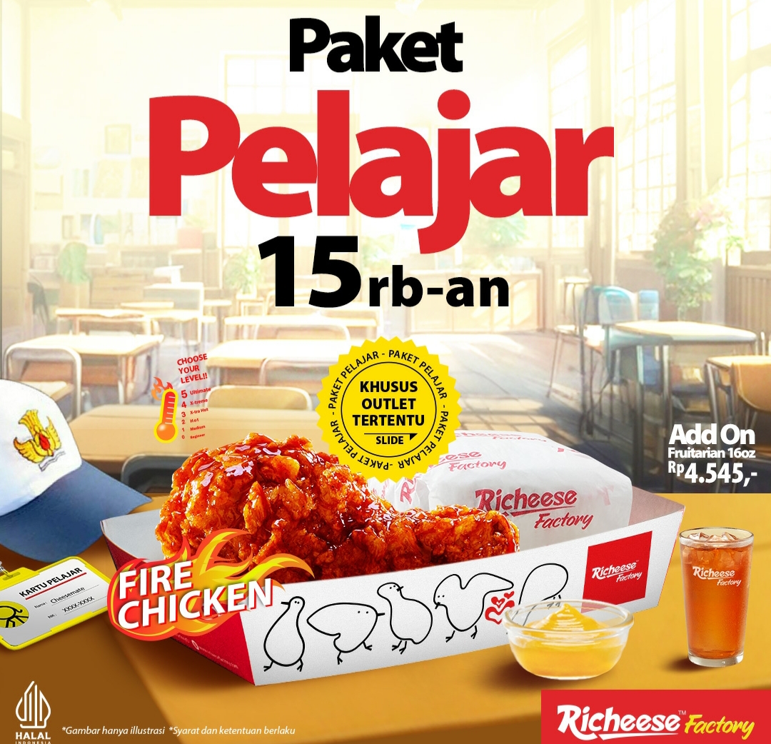 Promo Richeese Paket Pelajar