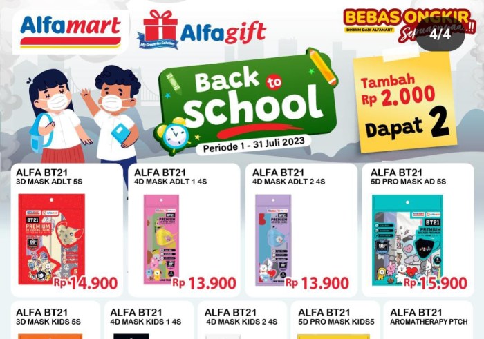 Promo JSM Alfamart Agustus 2024 untuk produk alat tulis