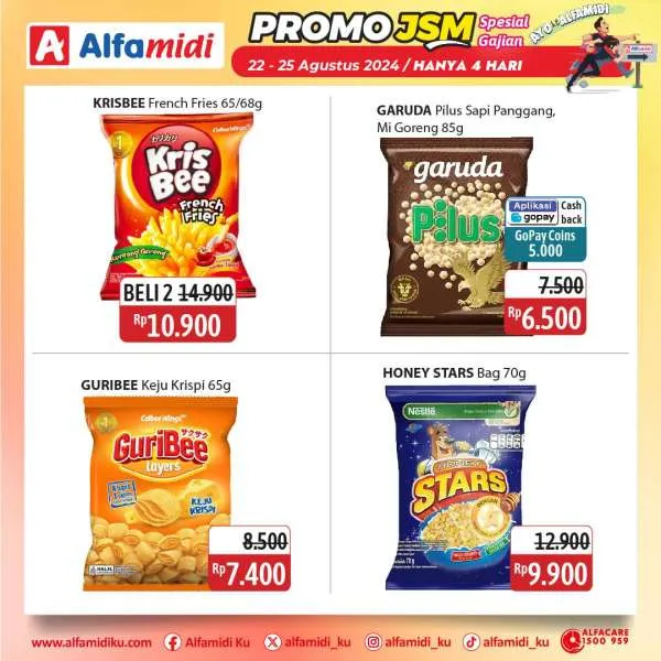 Promo JSM Alfamidi Spesial Gajian Periode 22-25 Agustus 2024