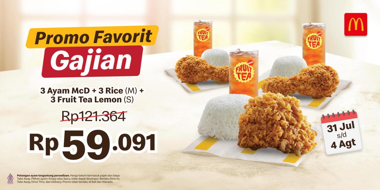 Promo McD Favorit Gajian