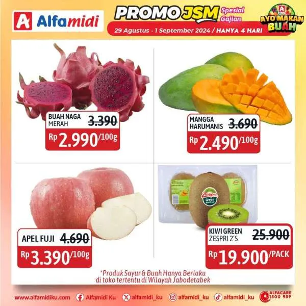 Promo JSM Alfamidi Spesial Gajian Periode 29 Agustus-1 September 2024