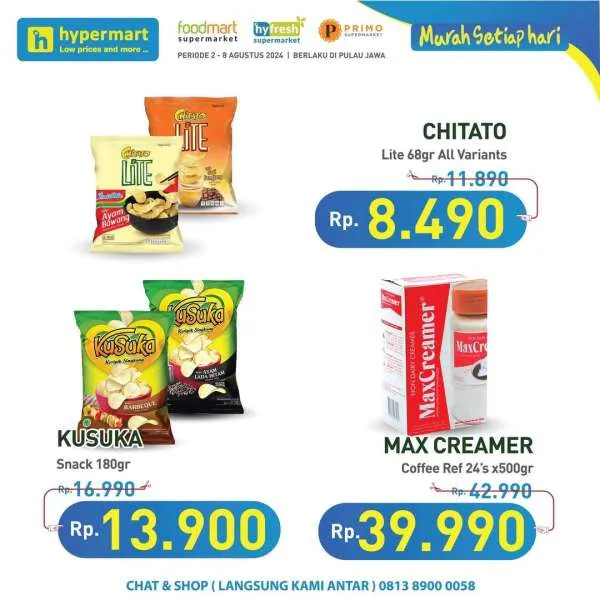 Promo Hypermart Hyper Diskon Weekday Periode 6-8 Agustus 2024