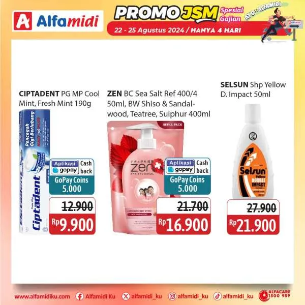 Promo JSM Alfamidi Spesial Gajian Periode 22-25 Agustus 2024