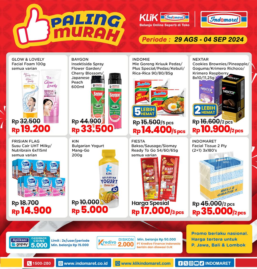 Promo Indomaret 29 Agustus-4 September 2024 Spesial Paling Murah